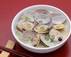 青空レストランのレシピ・はま王の酒蒸し