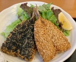 キューピー３分クッキングのレシピ・あじのごま揚げ