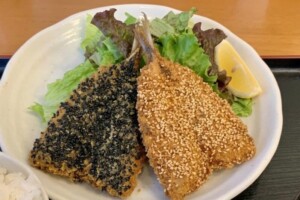 キューピー3分クッキングのレシピ・あじのごま揚げ