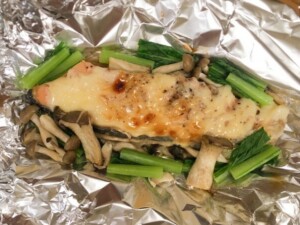 トリセツショーのレシピ・さけのホイル焼き