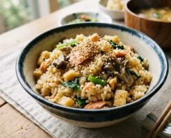トリセツショーのレシピ・さけの炊き込みごはん