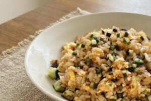 ぽかぽかのレシピ・さっぱりお漬物炒飯