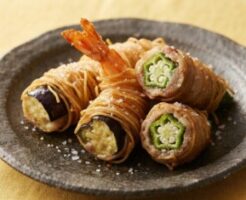 青空レストランのレシピ・そうめん巻き揚げ