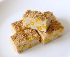 キューピー3分クッキングのレシピ・とうもろこしの松風焼き