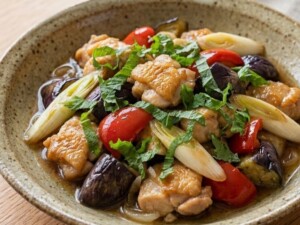 きょうの料理のレシピ・なすと鶏肉の南蛮漬け