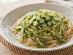 沸騰ワード10のレシピ・オクラのトロトロそうめん