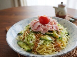 ノンストップのレシピ・キャベツでかさ増し冷やし中華
