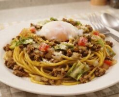 DAIGOも台所のレシピ・タコス風味のスパゲッティ