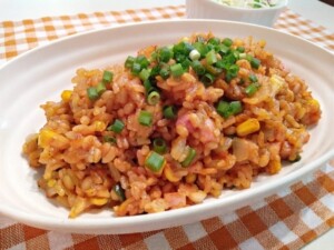 DAIGOも台所のレシピ・チーズピラフ