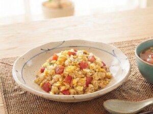 ぽかぽかのレシピ・トマトあんかけ炒飯