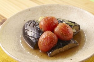 滝沢カレン&和田明日香のフィーリンきっちんのレシピ・トマトとナスの揚げ浸し