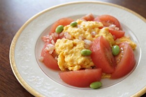 あさイチのレシピ・トマトと卵の炒め物