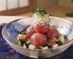 あさイチのレシピ・ミニトマトの含め煮 梅肉仕立て