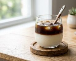 有働由美子の健康案内人のレシピ・ヨーグルトコーヒー
