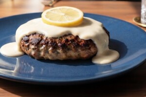 ノンストップのレシピ・レモンクリームハンバーグ