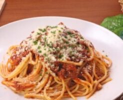 ソレダメのレシピ・冷凍ハンバーグボロネーゼ
