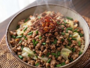 プレバトのレシピ・包まない餃子丼