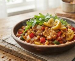 あさイチのレシピ・即席塩レモンの豚肉トマト煮込み