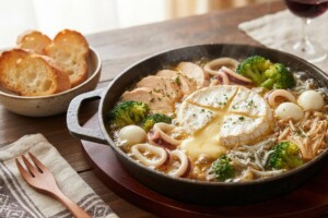 ミキティダイニングのレシピ・味噌アヒージョ