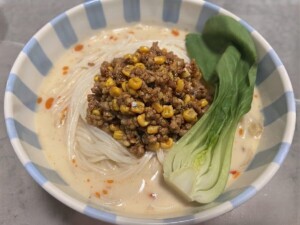 滝沢カレン&和田明日香のフィーリンきっちんのレシピ・坦々そうめん