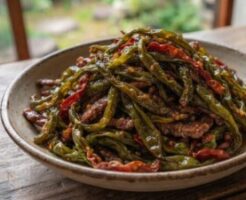 きょうの料理のレシピ・干しピーマンの牛肉炒め