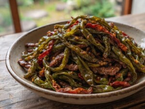 きょうの料理のレシピ・干しピーマンの牛肉炒め