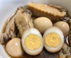きょうの料理ビギナーズのレシピ・手羽先とゆで卵のしょうゆ煮