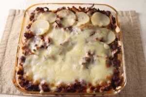 相葉マナブのレシピ・新じゃがのミートソース焼き