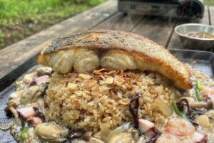 ウワサのお客さまのレシピ・海鮮あんかけ鉄板チャーハン