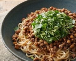 きょうの料理のレシピ・炒め納豆のあえ麺