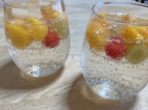 ノンストップのレシピ・炭酸水のレンチンゼリー