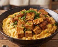 ソレダメのレシピ・甘辛豆腐玉子丼