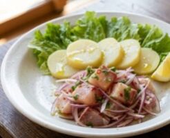 キューピー3分クッキングのレシピ・白身魚のセビーチェ