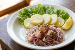 キューピー3分クッキングのレシピ・白身魚のセビーチェ
