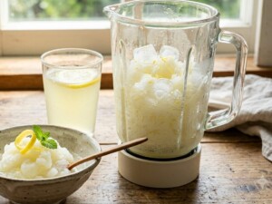 なないろ日和のレシピ・自家製スポーツドリンクでのアイススラリー