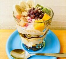 沸騰ワード10のレシピ・豆腐餅パフェ