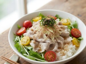 あさイチのレシピ・豚しゃぶサラダ冷や汁風