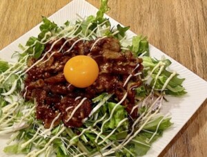 きょうの料理のレシピ・豚たまのっけサラダ