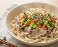 あさイチのレシピ・重ねるだけで１皿焼きうどん
