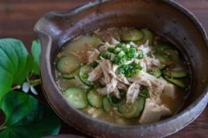 ノンストップのレシピ・鶏ササミの冷や汁風