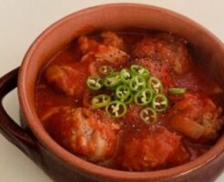 きょうの料理のレシピ・鶏塩つくねのトマト煮