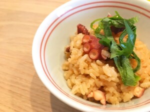 サタプラのレシピ・たこ飯の梅風味