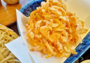 青空レストランのレシピ・葉しょうがと桜エビのかき揚げ