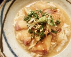 キューピー3分クッキングのレシピ・冷やし鯛茶漬け