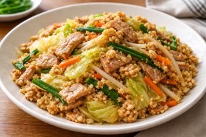 NHKきょうの料理ビギナーズのレシピ・おから入り肉野菜炒め