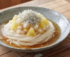 どさんこワイド179のレシピ・おろしジャコそうめん
