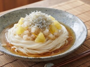 どさんこワイド179のレシピ・おろしジャコそうめん