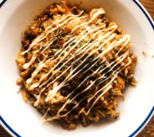 沸騰ワード10のレシピ・お好み焼き炒飯