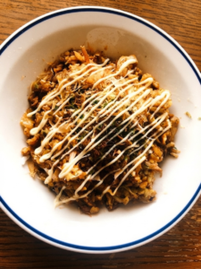 沸騰ワード10のレシピ・お好み焼き炒飯