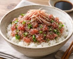 きょうの料理のレシピ・かつおをたたく丼